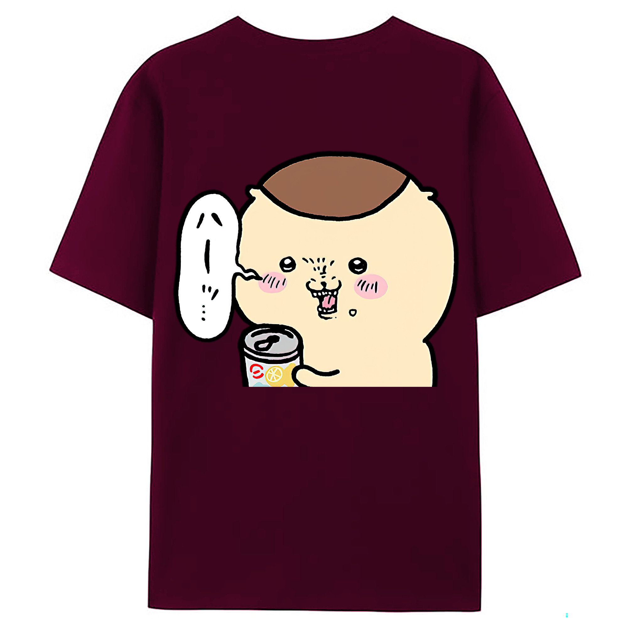 （画像用） ちいかわ くりまんじゅう Chii-kawa kuri manjū レディース半袖Tシャツ(バックプリント)